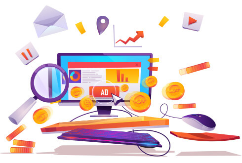 5 προβλήματα Google Ads που σίγουρα θα συναντήσετε 2 5 προβλήματα Google Ads που σίγουρα θα συναντήσετε – Pc με εικονίδια